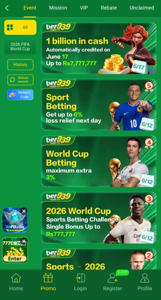 bet939 game bonous