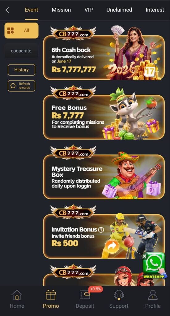 cb777 game bonous